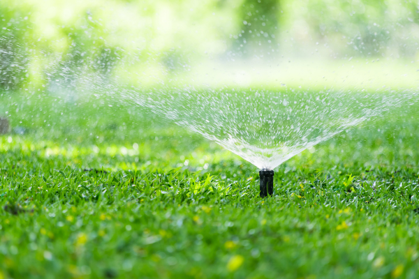 Water sprinkler.