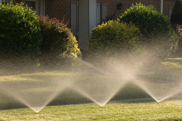 Set of three sprinklers.